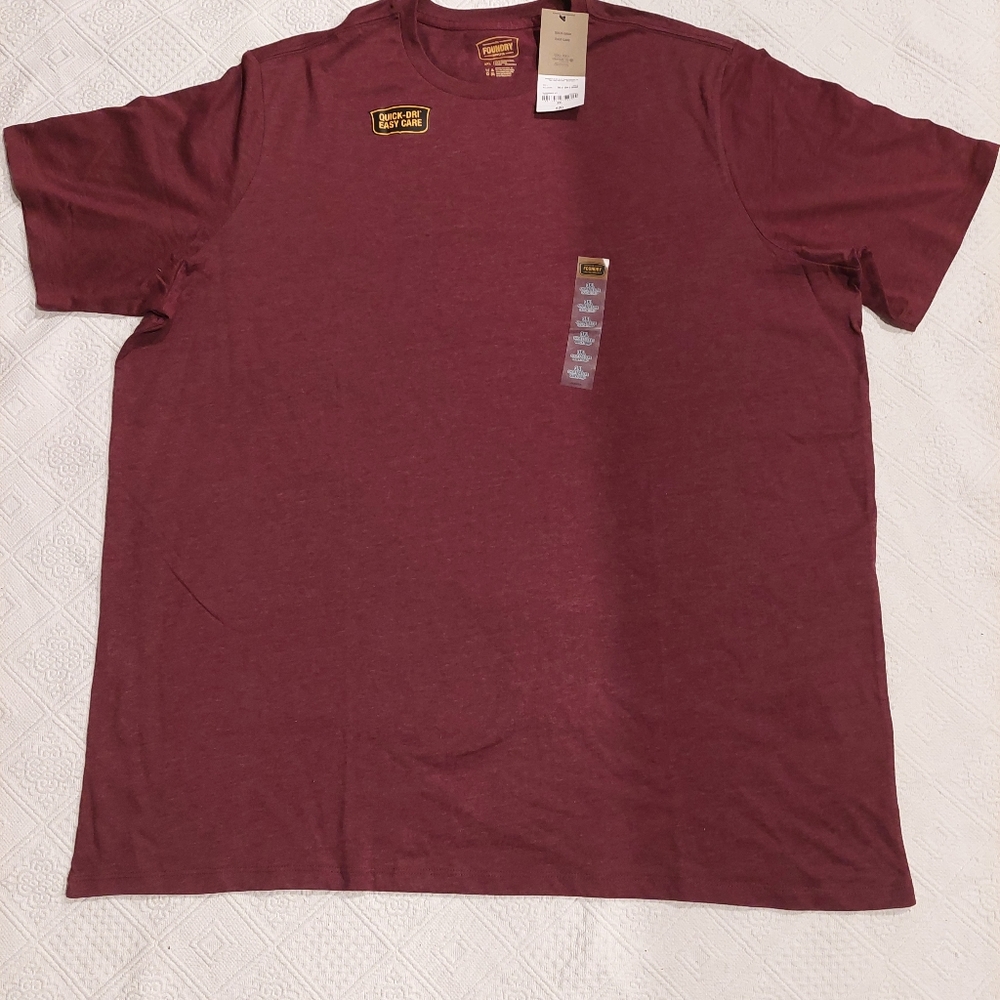 Claiborne Big & Tall Men's  LT Wine Top